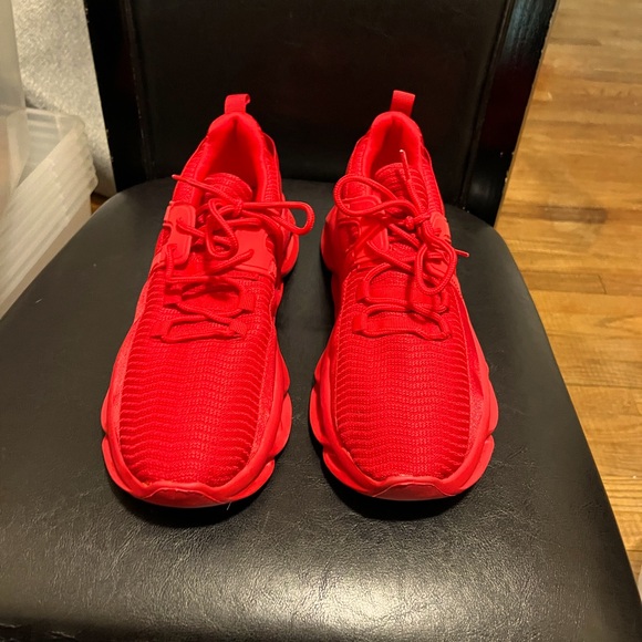 La Sheelah Shoes - Red Women's Sneakers